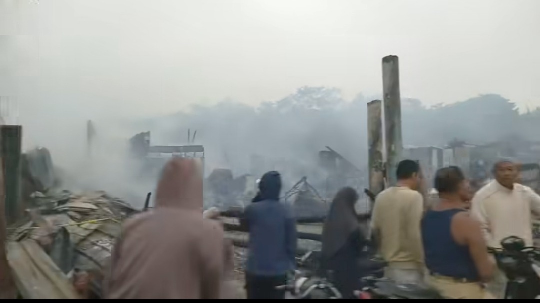 Kebakaran Sungai Duri Bengkayang 