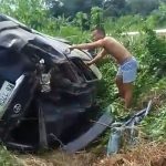 Kecelakaan Hebat di Menyabo Tayan Hilir, Avanza Hancur Terguling 3 Kali, Satu Keluarga Selamat, Driver : Berkat Pertolongan Tuhan