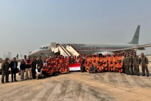 Indonesia Salurkan Bantuan 120 Ton Barang ke Myanmar