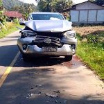 Tabrak Lubang Besar di Jalan Rusak, Kecelakaan Beruntun Libatkan 4 Mobil Terjadi di Desa Sebante Bengkayang